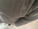 全棉時(shí)代【商場(chǎng)同款】男女士華夫格蓬松蓄溫磨毛夾棉家居服情侶套裝睡衣 冬湖灰 L (女款165/男款175） 曬單實(shí)拍圖