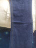 真維斯（Jeanswest）牛仔褲男春季寬松直筒潮流彈力百搭直筒長(cháng)褲子男藍色32 曬單實(shí)拍圖