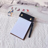 優(yōu)必利板夾便簽本羊巴皮加厚小便簽本可撕可拆卸替換加厚手持高顏值隨身攜帶 A6 3157 A6-黑色【150張橫線(xiàn)頁(yè)】 曬單實(shí)拍圖