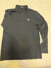 KOLON SPORT/可隆吸濕速干T恤 男士戶(hù)外徒步NATURETOP半拉鏈長(cháng)袖上衣 LHZT6SN055-BK 黑色 L 175/96A 曬單實(shí)拍圖