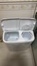 揚子5公斤半自動(dòng)洗衣機雙桶雙缸大容量家用宿舍租房用小型迷你脫水甩干母嬰內衣褲洗衣機 半自動(dòng)5公斤象牙白 曬單實(shí)拍圖