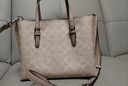 蔻馳（COACH）【品牌直供】女士MOLLIE中號斜挎手托特包CV965女神節禮物 曬單實(shí)拍圖