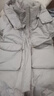 波司登（BOSIDENG）黑金系列羽絨服女款中長(cháng)款脫卸帽90絨寬松外套 鹽系灰8A65 S 160/84A 曬單實(shí)拍圖