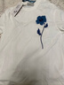 初語(yǔ)棉質(zhì)短袖T恤女2025夏季新款牛仔貼布繡花重工藝上衣 白色  XL  曬單實(shí)拍圖