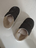 三利棉拖鞋男士秋冬季加絨保暖女全包跟可外穿厚底居家 灰色 42-43 曬單實(shí)拍圖