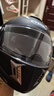 野馬（YEMA）3C認證828S摩托車(chē)頭盔男全盔冬季防凍保暖雙鏡片機車(chē)安全帽 四季通用 均碼 亞黑+防霧貼片 曬單實(shí)拍圖