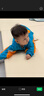 四季兒童嬰兒純棉連體衣長(cháng)袖爬服衣服連體衣衣服睡衣 湖藍色 包手包腳 90cm 曬單實(shí)拍圖