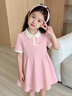 真維斯（Jeanswest）女童連衣裙夏季半身裙子甜美風(fēng)小女孩polo領(lǐng)學(xué)院風(fēng)舒適透氣公主裙 【Polo學(xué)院風(fēng)連衣裙】02 160 【推薦體重80-100斤】 曬單實(shí)拍圖