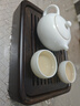 尚言坊黑檀實(shí)木茶盤(pán)茶托盤(pán)儲水式瀝水式小型輕奢高端大氣家用干泡茶臺 曬單實(shí)拍圖