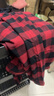 優(yōu)衣庫男女裝法蘭絨格子襯衫長(cháng)袖襯衣薄外套480772 480772/15珊瑚紅色 4XL 曬單實(shí)拍圖