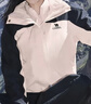 駱駝（CAMEL）三防沖鋒衣戶(hù)外登山服防水防風(fēng)防污三合一保暖時(shí)尚運動(dòng)外套 A9W114120-1X，木黛色/幻影黑女 M 曬單實(shí)拍圖