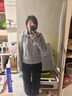 UR2026春季新款女裝簡(jiǎn)約基礎運動(dòng)風(fēng)連帽短款外套UYB150003 中灰花灰 M 曬單實(shí)拍圖