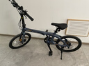 蘭令自行車(chē)鎂合金折疊車(chē)成人男女學(xué)生超輕輕便放后備箱變速單車(chē) 青色 20寸（適合150-180cm） 8速 曬單實(shí)拍圖