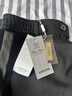 羅蒙（ROMON）英倫風(fēng)細條紋直筒休閑褲男士新款寬松百搭輕商務(wù)通勤垂感長(cháng)褲西褲 黑色 L 體重140-155斤 曬單實(shí)拍圖
