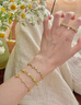 LOLA ROSE羅拉玫瑰春季上新雛菊系列女士戒指女節日禮物生日禮物送女友 【雛菊系列】小排戒 P碼-18mm 曬單實(shí)拍圖