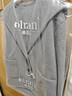 Olrain歐芮兒氣質(zhì)奢暖毛呢外套冬季女裝中長(cháng)款含羊毛雙面呢上衣保暖衣服 灰色 S 曬單實(shí)拍圖