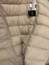 雪中飛羽絨內膽女輕薄羽絨服女短款新款內搭外穿修身 淺粉色 M (160) 曬單實(shí)拍圖