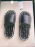 百慕傾臣買(mǎi)一送一拖鞋女夏季室內家居浴室洗澡防滑情侶一對按摩涼拖鞋男士 白色+黑色 40-41 +42-43 曬單實(shí)拍圖