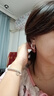 瑞泓祥999純銀耳針碎銀子耳釘女輕奢高級感氣質(zhì)款耳圈2026新款爆款耳飾 【999純銀耳針-銀色】超閃碎銀子耳圈 曬單實(shí)拍圖