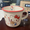摩登主婦三麗鷗兒童水杯家用杯子陶瓷馬克杯可愛(ài)早餐杯刻度牛奶杯 【官方正版】Hello Kitty帶刻度馬克杯 曬單實(shí)拍圖