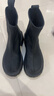 回力厚底馬丁靴女款秋季新款小個(gè)子增高顯瘦超火氣質(zhì)黑色短靴 黑色 39 曬單實(shí)拍圖