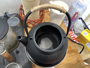 萬(wàn)家全鑄鐵壺煮茶器圍爐煮茶壺煮水泡茶燒水壺鐵質(zhì)功夫茶具電陶爐煮茶器 【中號】鐵壺+不銹鋼濾網(wǎng) 900ml 曬單實(shí)拍圖