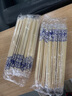 一次性筷子青花瓷竹筷印花筷家用酒店餐廳飯店外賣(mài)50雙一包 200根 6mm*23.5cm 曬單實(shí)拍圖