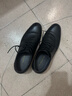 紅蜻蜓真皮男鞋秋冬舒適商務(wù)休閑皮鞋高級正裝德比鞋婚鞋WTA7376黑色43 曬單實(shí)拍圖