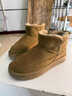 格爾卡森雪地靴男士冬季舒適防滑保暖磨砂牛皮2025新款短筒加厚哈爾濱棉鞋 卡其【零下40度保暖/標準碼】 42 曬單實(shí)拍圖