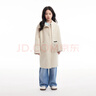 皇室童緣女童時(shí)尚雙面呢羊毛大衣2025冬款圍巾領(lǐng)新年服保暖中大童外套 曬單實(shí)拍圖