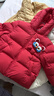 巴拉巴拉童裝兒童羽絨服男童女童2025新款春裝拜年服紅色國風(fēng)寶寶外套加厚 曬單實(shí)拍圖