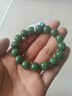 豆蔻時(shí)光精品12mm和田玉無(wú)黑碧玉手串高水頭玉石圓珠本命年手鏈禮物男女款 曬單實(shí)拍圖