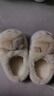 安尚芬土撥鼠棉拖鞋女款秋冬2025新款室內家居可愛(ài)毛絨保暖厚底拖鞋冬天 卡其 38-39 正碼【內長(cháng)240mm】 曬單實(shí)拍圖
