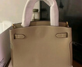 百麗鎏金歲月送媽媽包包鉑金包大容量手提包X7257AX5 灰色【2.0升級版】 F 曬單實(shí)拍圖