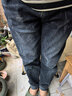 真維斯牛仔褲男春夏新款修身小腳直筒長(cháng)褲子男彈力休閑百搭男裝 901藍黑色 32 （建議145-155斤） 曬單實(shí)拍圖