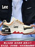 Lee男鞋冬季加絨休閑鞋潮流厚底面包鞋男士板鞋增高運動(dòng)鞋時(shí)尚鞋子男 欖綠【主推款】 42 【腳瘦請拍小一碼】 曬單實(shí)拍圖