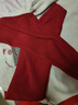 皮爾卡丹（pierre cardin）毛衣女秋冬2025小熊新款少女初高中學(xué)生大童加厚半高領(lǐng)打底衫 加密紅色 【更保暖】 L 【110-120斤】 曬單實(shí)拍圖