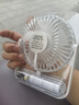 卡培登桌面風(fēng)扇6寸usb小風(fēng)扇冰爽清涼電風(fēng)扇學(xué)生宿舍辦公室便攜式電風(fēng)扇 Z501/H8 透明白 曬單實(shí)拍圖
