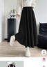 浪莎糯米半身裙女秋季2025新款垂感高腰a字顯瘦傘裙中長(cháng)款針織裙子 曬單實(shí)拍圖