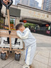 贏(yíng)一貝（Yingyibei）男童運動(dòng)套裝秋裝嬰兒衣服兒童運動(dòng)服新款女童寶寶春秋外套秋季 灰色 90 曬單實(shí)拍圖