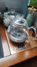 金灶（KAMJOVE）涌泉式自動(dòng)上水電熱水壺 玻璃燒水壺家用智能保溫電茶壺茶具電茶爐茶臺燒水壺一體 0.8L H9 (20*37cm)豎版按鍵 曬單實(shí)拍圖