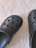 樸西2026夏季男女新款防滑不臭腳洞洞鞋居家室外穿沙灘洞洞拖鞋親子款 珍珠黑 35-36 曬單實(shí)拍圖