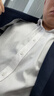 貓人襯衫男長(cháng)袖純色商務(wù)職業(yè)正裝男士棉質(zhì)白襯衫工裝外套休閑襯衣男 曬單實(shí)拍圖
