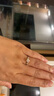 CRD克徠帝【七夕禮物】誓愛鉑金鉆戒女戒求婚鉆石戒指結(jié)婚鉆戒 共約87分 主石70分D-E色SI 曬單實拍圖
