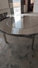 304加厚不銹鋼內置轉盤(pán)折疊桌大圓桌圓形帶轉盤(pán)家用酒席飯店餐桌 特厚1.8米內置1.2轉盤(pán)（50桌腿） 曬單實(shí)拍圖