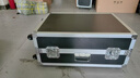 固洛威（GULUOWEI）定做拉桿工具箱多功能維修大號鋁合金箱子密碼鎖帶輪子收納航空箱 3011直角款黑色（工具板+隔板） 曬單實(shí)拍圖