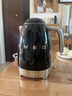 SMEG/斯麥格復古電熱水壺KLF04燒水養生壺大容量家用不銹鋼恒溫泡茶咖啡自動(dòng)斷電保溫生日喬遷新婚禮物 1.7L 黑色 曬單實(shí)拍圖