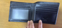 七匹狼錢(qián)包男士真皮短款皮夾牛皮橫款錢(qián)夾爸爸生日禮物送老公男友父親節 黑色印嘜錢(qián)包（官方正品禮盒裝） 曬單實(shí)拍圖