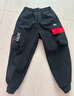安踏兒童加絨褲子男大童新年26春季加厚保暖潮流保暖工裝褲352618504 基礎黑-1 165 曬單實(shí)拍圖