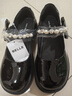 百麗（Belle）童鞋女童瑪麗珍鞋春季新款女孩公主鞋兒童時(shí)尚單鞋中大童皮鞋水鉆 黑色 32 適合腳長(cháng)約20-20.6cm 曬單實(shí)拍圖